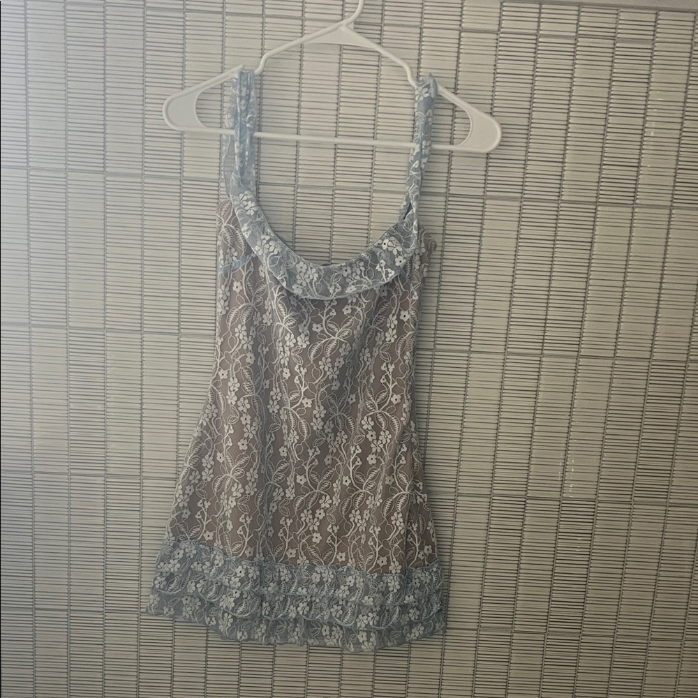Edikted Blue and Brown Kids Formal Dress